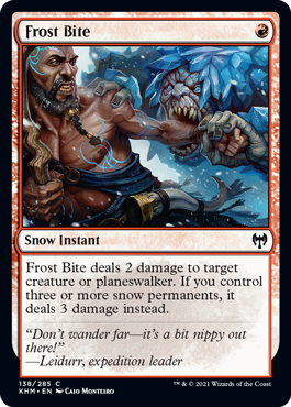 Frost Bite - Kaldheim Spoiler