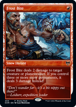 Frost Bite (Variant) - Kaldheim Spoiler