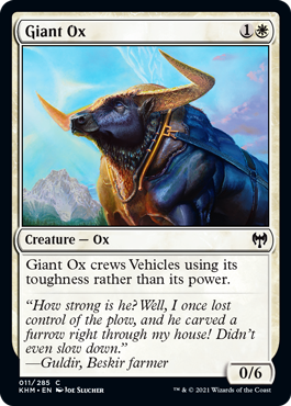 Giant Ox - Kaldheim Spoiler