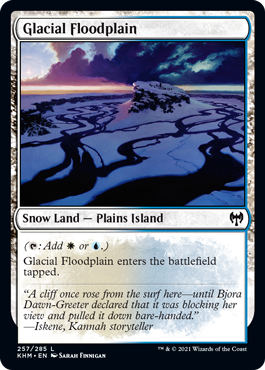 Glacial Floodplain - Kaldheim Spoiler