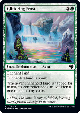 Glittering Frost - Kaldheim Spoiler