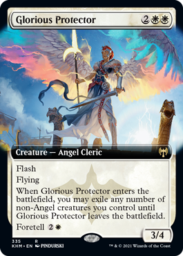 Glorious Protector (Variant) - Kaldheim Spoiler