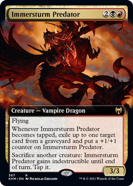 Immersturm Predator (Variant) - Kaldheim Spoiler