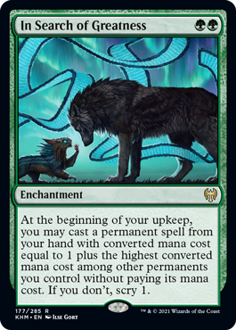 In Search of Greatness - Kaldheim Spoiler