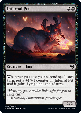 Infernal Pet - Kaldheim Spoiler