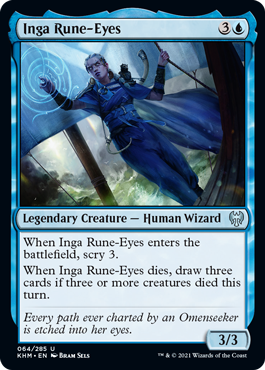 Inga Rune-Eyes - Kaldheim Spoiler