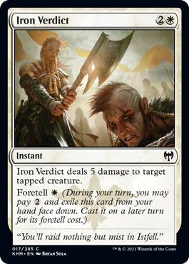 Iron Verdict - Kaldheim Spoiler