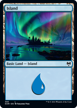 Island (Variant) - Kaldheim Spoiler