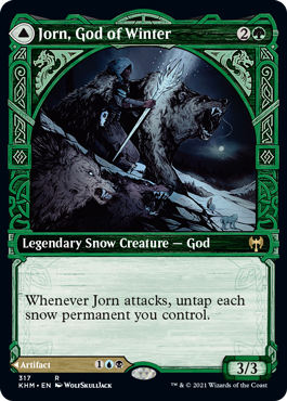 Jorn, God of Winter (Variant) - Kaldheim Spoiler