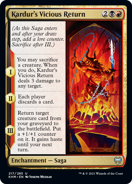 Kardur's Vicious Return - Kaldheim Spoiler