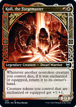 Koll, the Forgemaster (Variant) - Kaldheim Spoiler