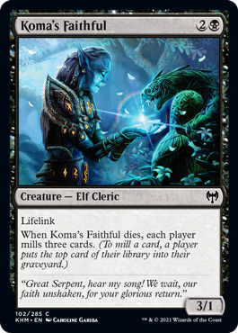 Koma's Faithful - Kaldheim Spoiler