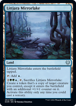 Littjara Mirrorlake - Kaldheim Spoiler