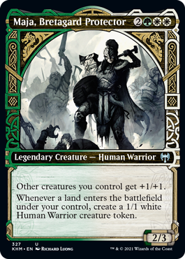 Maja, Bretagard Protector (Variant) - Kaldheim Spoiler