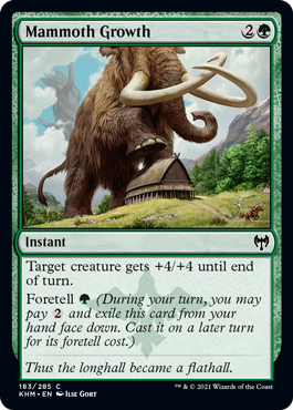 Mammoth Growth - Kaldheim Spoiler