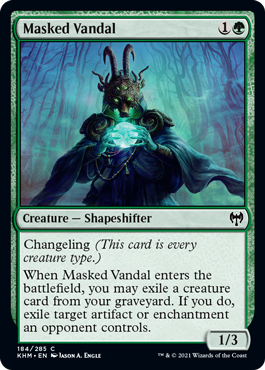 Masked Vandal - Kaldheim Spoiler