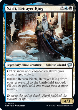 Narfi, Betrayer King - Kaldheim Spoiler