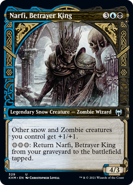 Narfi, Betrayer King (Variant) - Kaldheim Spoiler