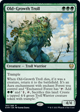 Old-Growth Troll - Kaldheim Spoiler