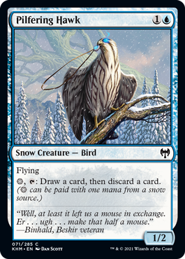 Pilfering Hawk - Kaldheim Spoiler