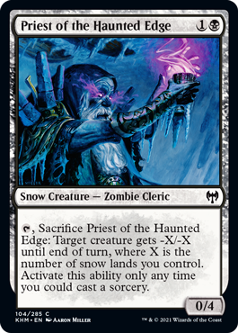 Priest of the Haunted Edge - Kaldheim Spoiler