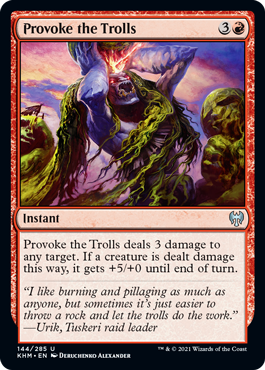 Provoke the Trolls - Kaldheim Spoiler