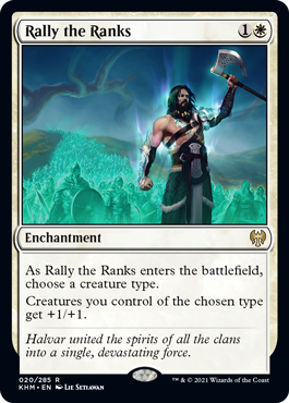 Rally the Ranks - Kaldheim Spoiler