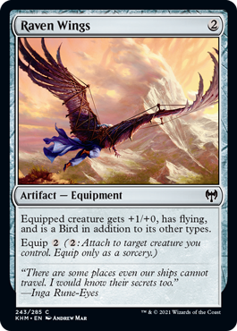 Raven Wings - Kaldheim Spoiler