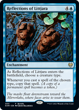 Reflections of Littjara (Variant) - Kaldheim Spoiler