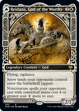 Reidane, God of the Worthy (Variant) - Kaldheim Spoiler