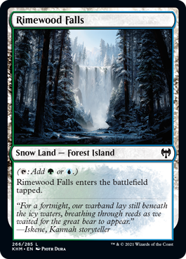 Rimewood Falls - Kaldheim Spoiler