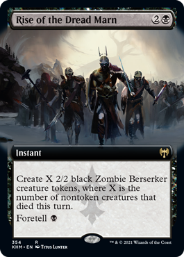 Rise of the Dread Marn (Variant) - Kaldheim Spoiler