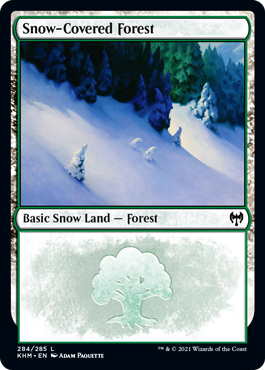 Snow-Covered Forest - Kaldheim Spoiler