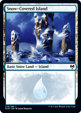 Snow-Covered Island 2 - Kaldheim Spoiler