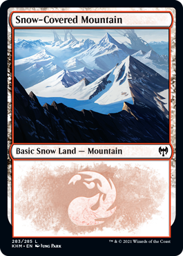 Snow-Covered Mountain 2 - Kaldheim Spoiler