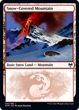 Snow-Covered Mountain - Kaldheim Spoiler