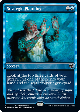 Strategic Planning (Variant) - Kaldheim Spoiler