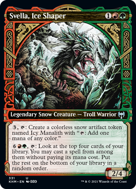 Svella, Ice Shaper (Variant) - Kaldheim Spoiler