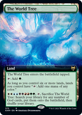 The World Tree (Variant) - Kaldheim Spoiler