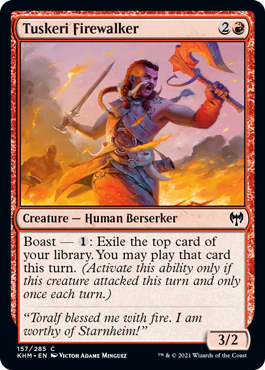 Tuskeri Firewalker - Kaldheim Spoiler