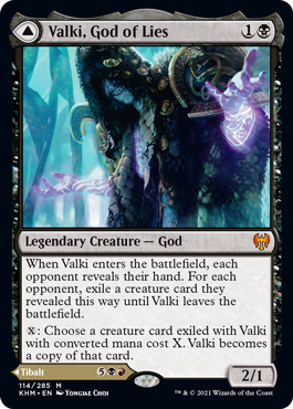 Valki, God of Lies - Kaldheim Spoiler