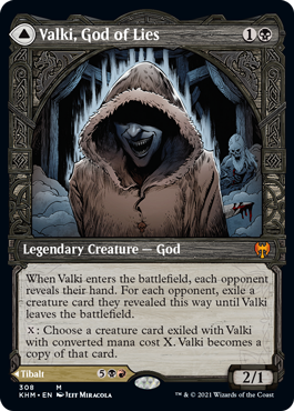 Valki, God of Lies (Variant) 3 - Kaldheim Spoiler
