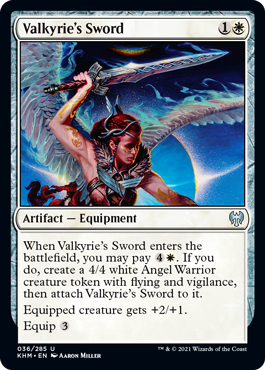 Valkyrie's Sword - Kaldheim Spoiler