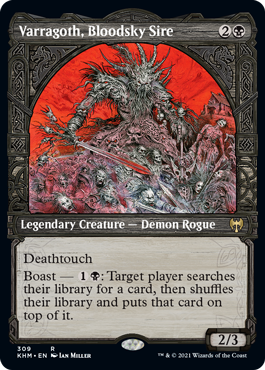 Varragoth, Bloodsky Sire (Variant) - Kaldheim Spoiler