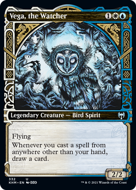 Vega, the Watcher (Variant) - Kaldheim Spoiler