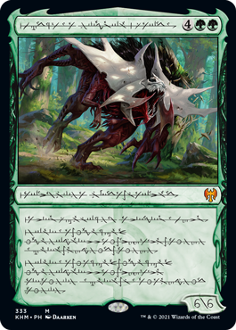 Vorinclex, Monstrous Raider (Variant) 2 - Kaldheim Spoiler