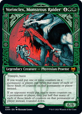 Vorinclex, Monstrous Raider (Variant) - Kaldheim Spoiler