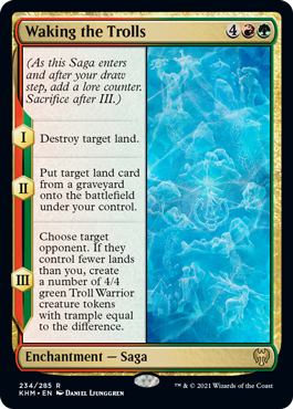 Waking the Trolls - Kaldheim Spoiler