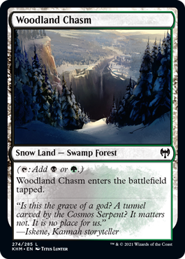 Woodland Chasm - Kaldheim Spoiler