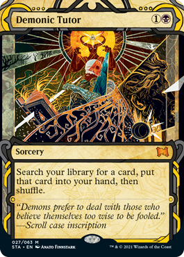 Demonic Tutor - Strixhaven Mystical Archive Spoiler